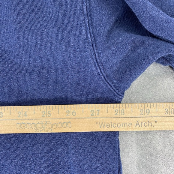 Vintage Michigan Wolverines‎ Sweatshirt Mens Size XXL Blue Embroidered 1/4 Zip - Picture 10 of 13